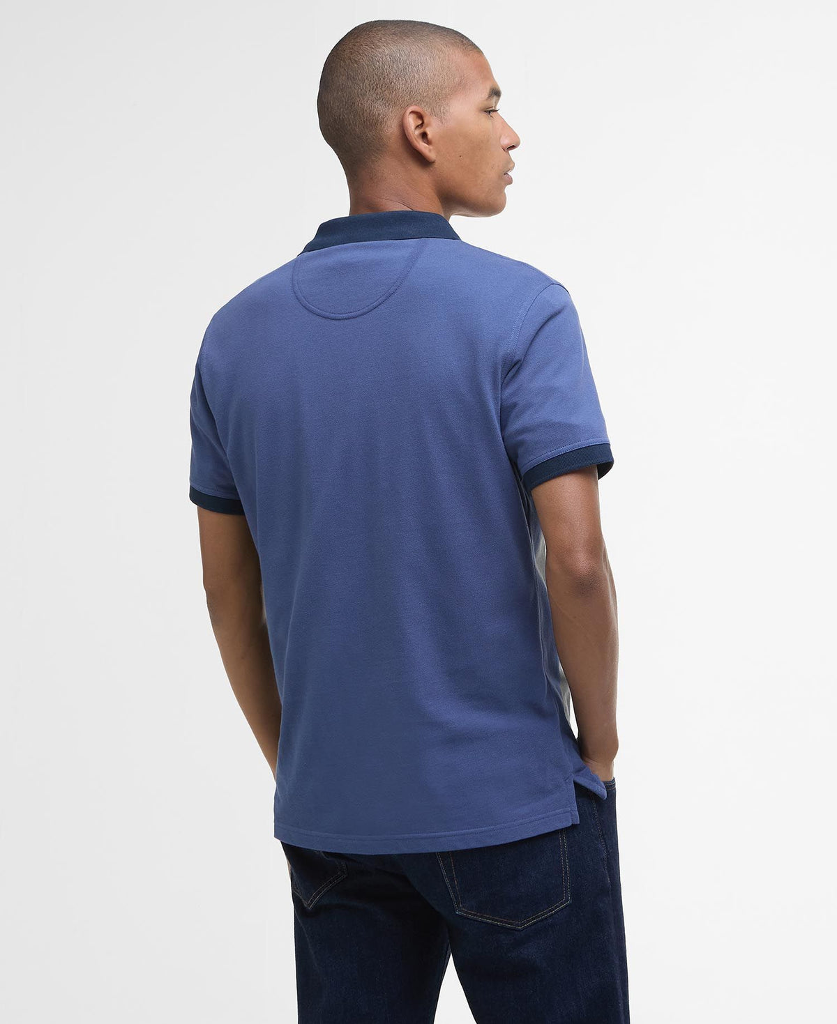 Barbour Lynmouth Tipped Polo Shirt - Blue