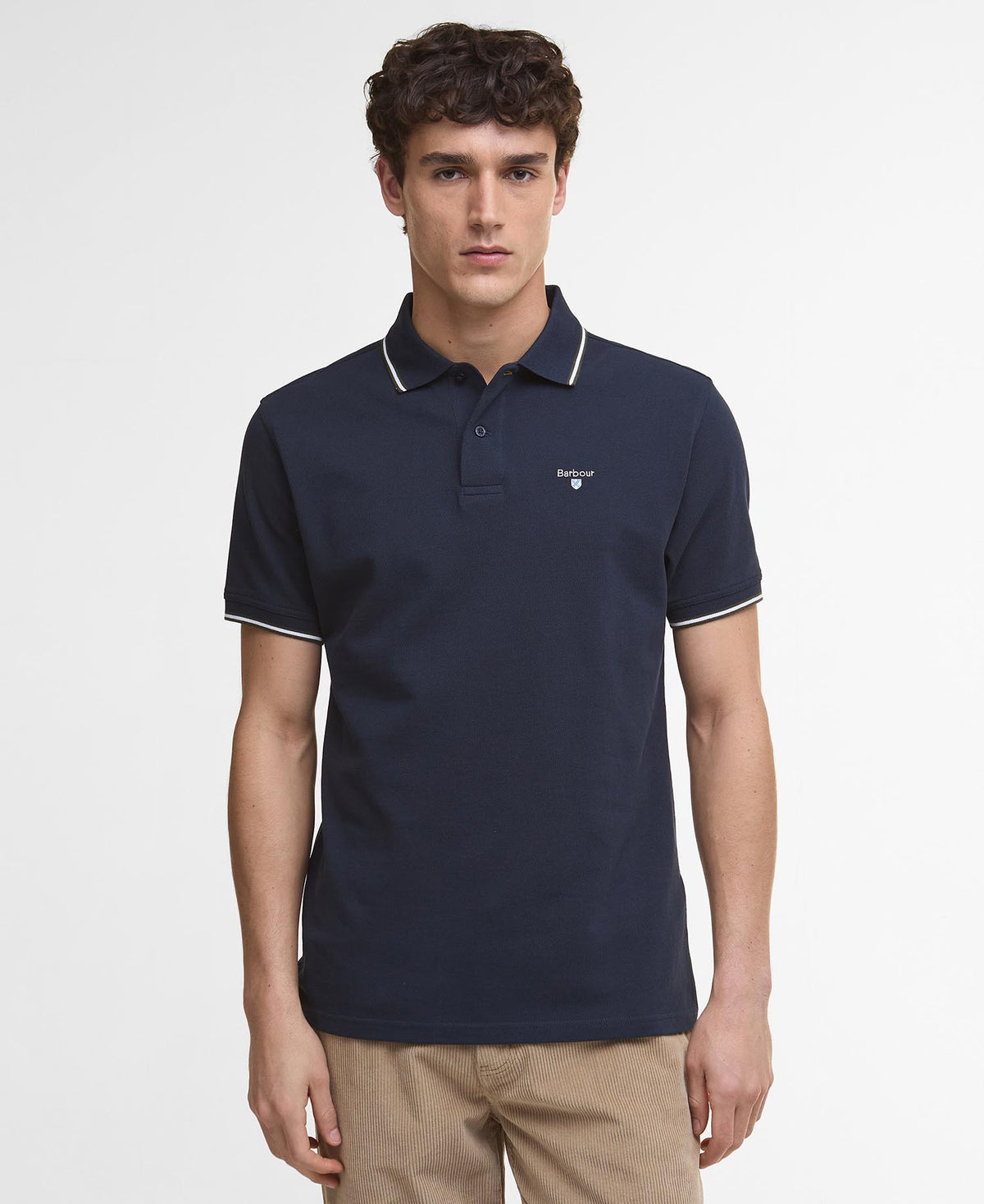 Barbour Fielding Tailored Polo Shirt - Navy