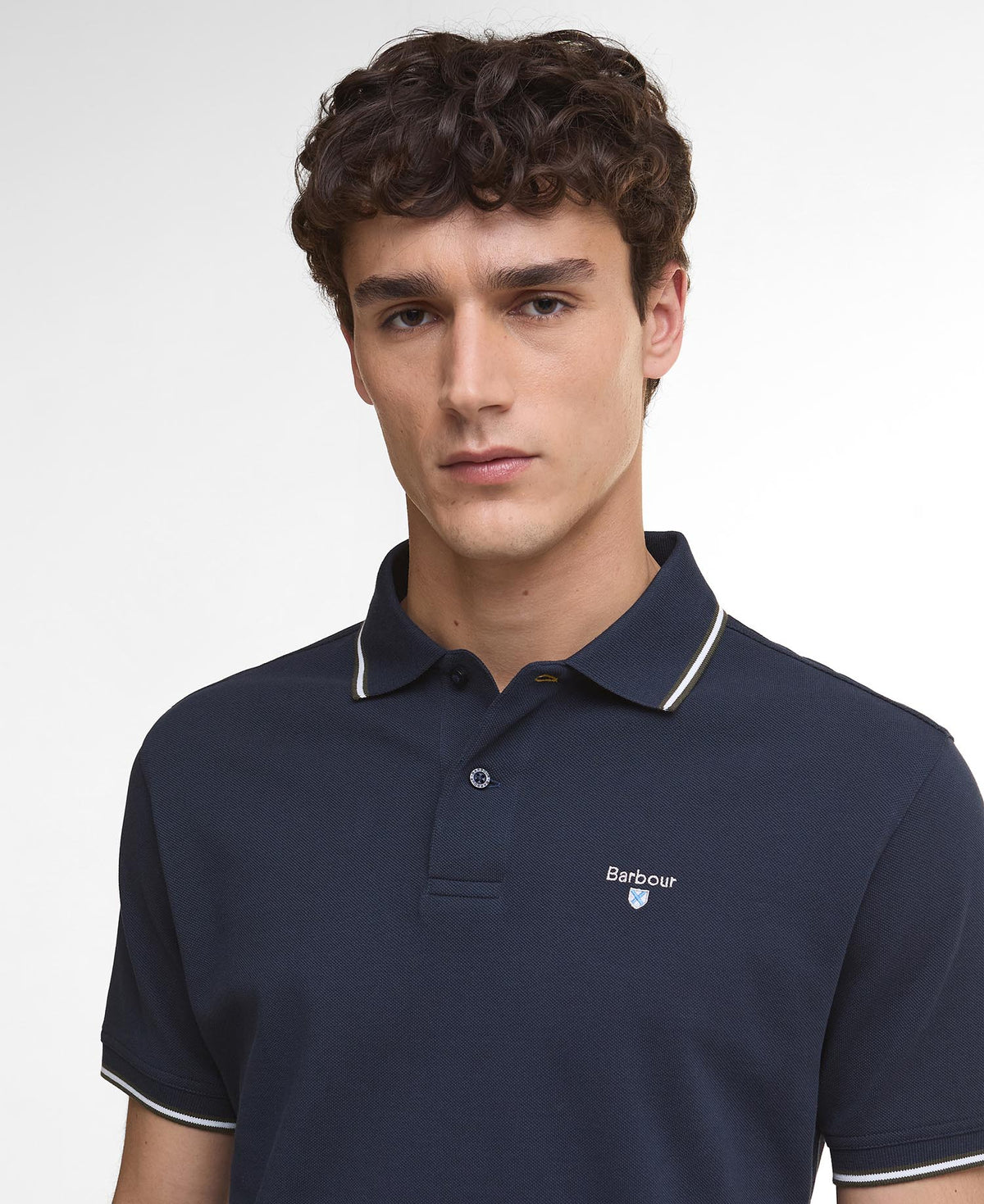 Barbour Fielding Tailored Polo Shirt - Navy
