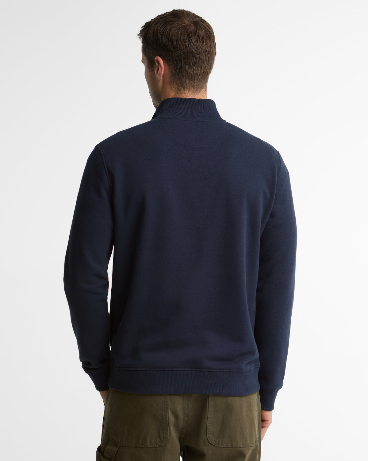 Barbour Desmond Half Zip Sweatshirt - Navy