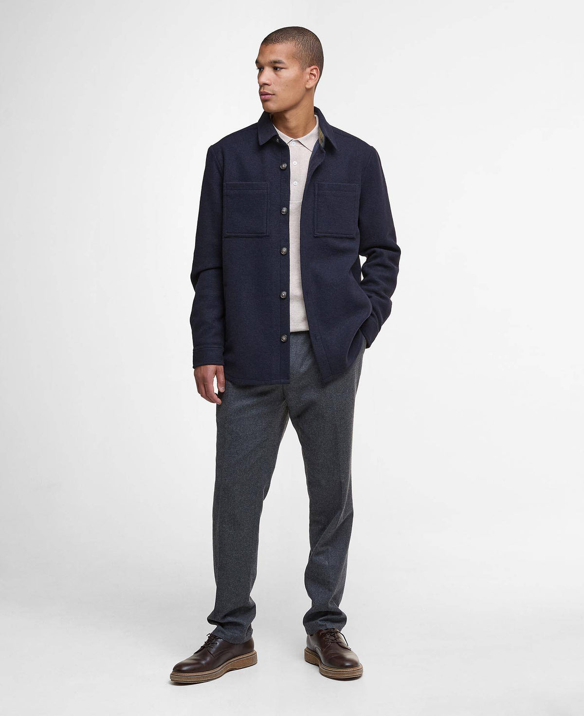Barbour Marlow Tailored Overshirt - Navy