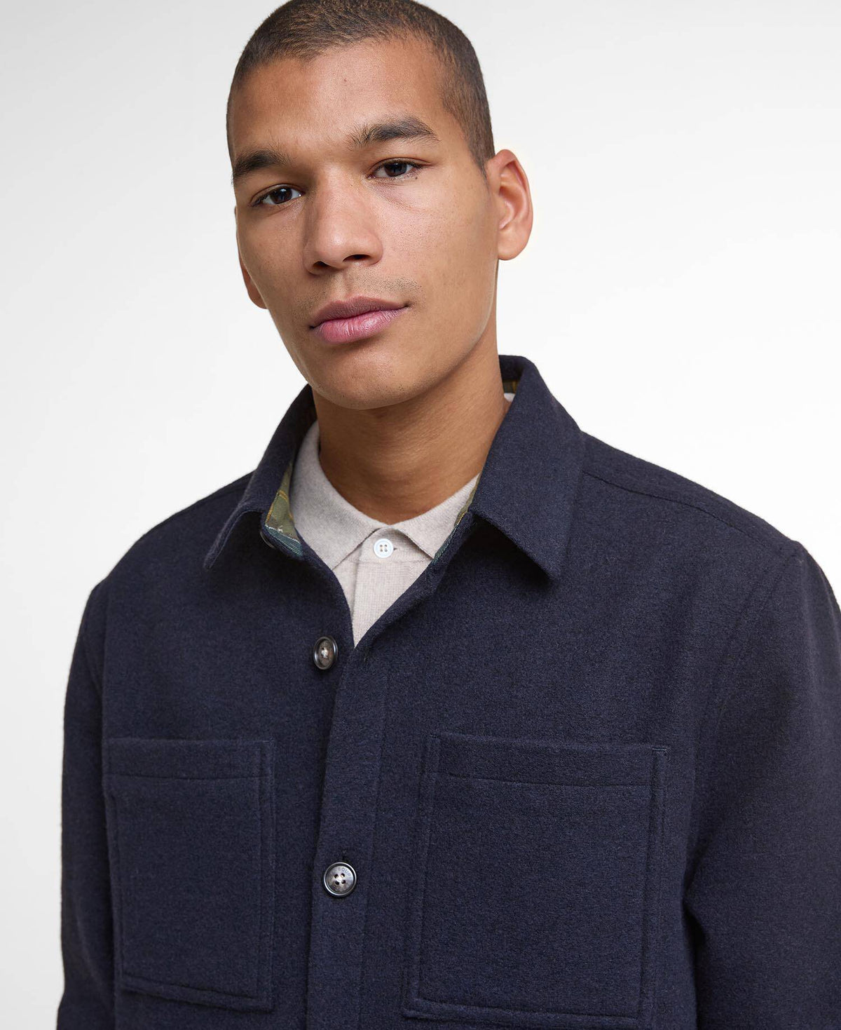 Barbour Marlow Tailored Overshirt - Navy