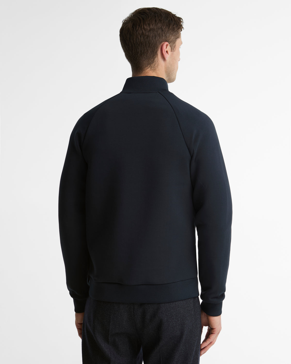 Barbour Thornton QS Zip Through- Dark Navy