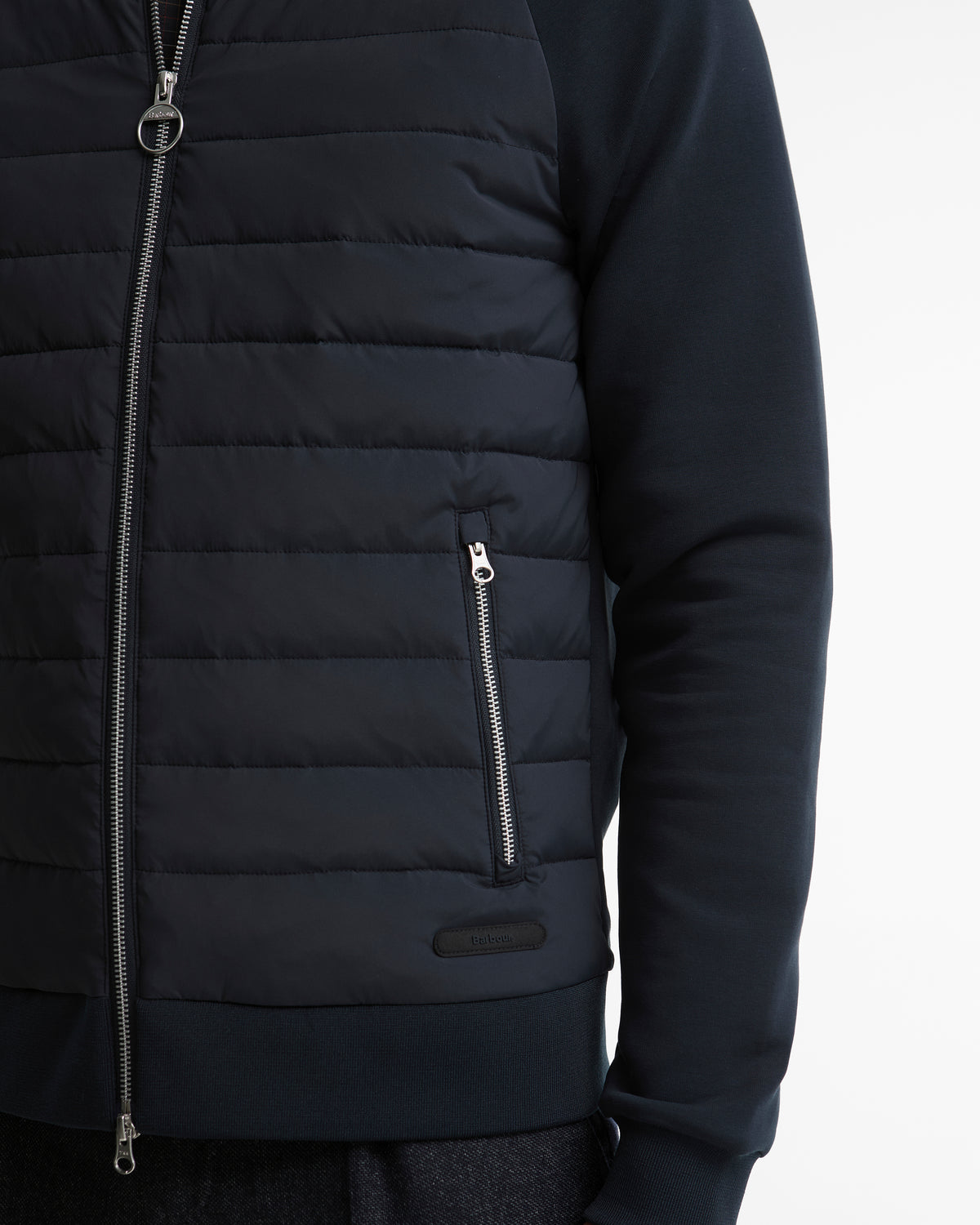 Barbour Thornton QS Zip Through- Dark Navy