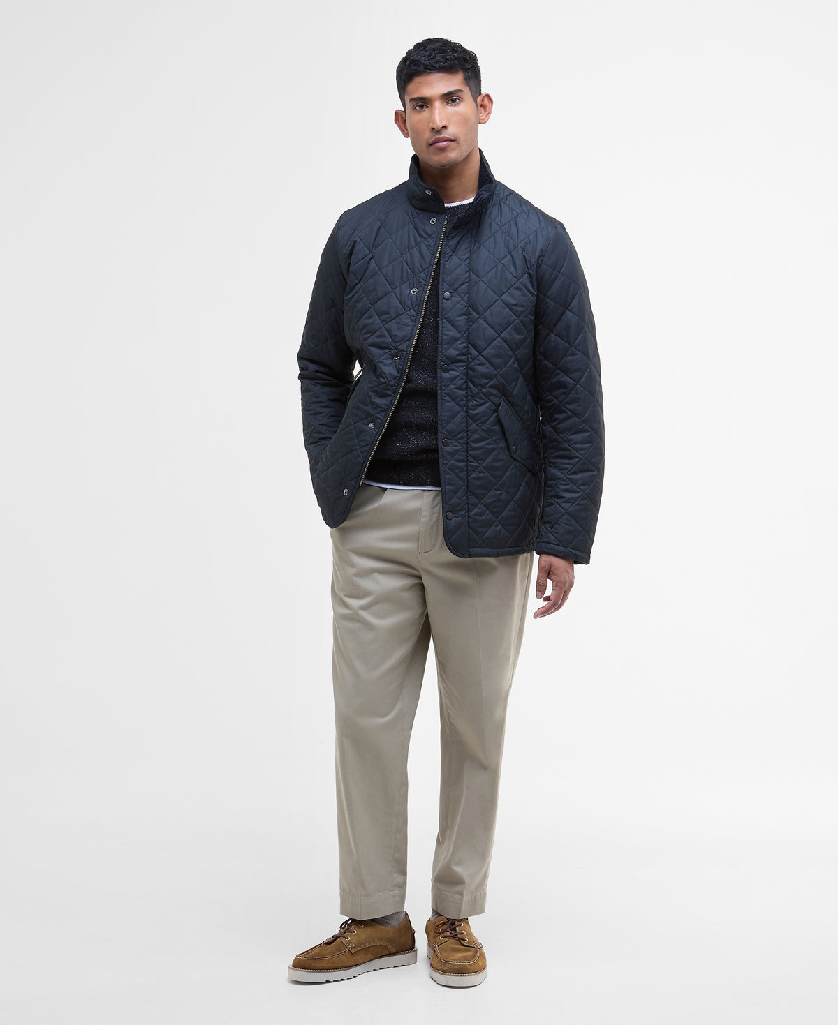 Barbour Chelsea Quilted Jacket - Navy