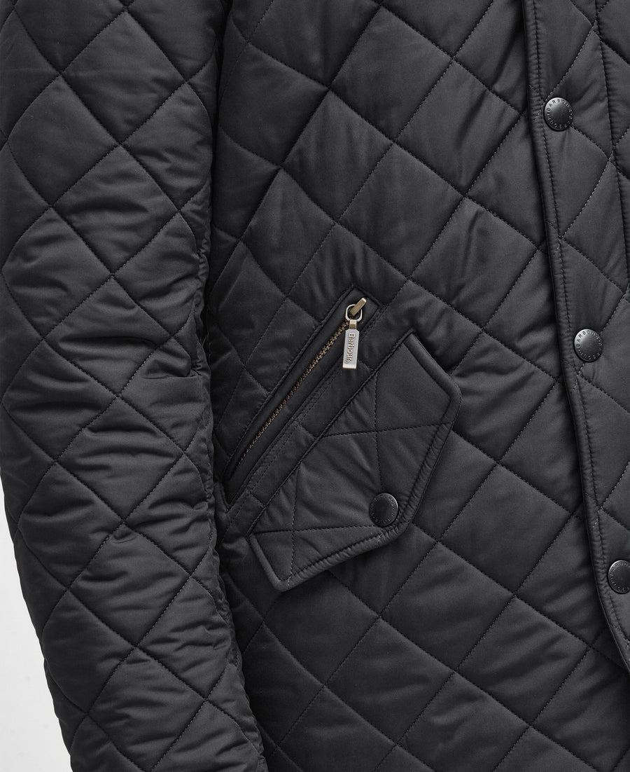Barbour Powell Quilted Jacket - Black