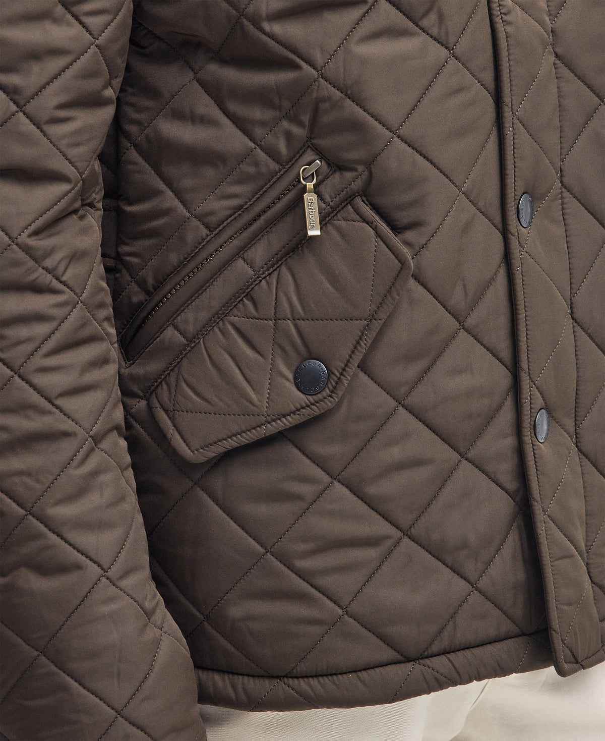Barbour Powell Quilted Jacket - OLIVE