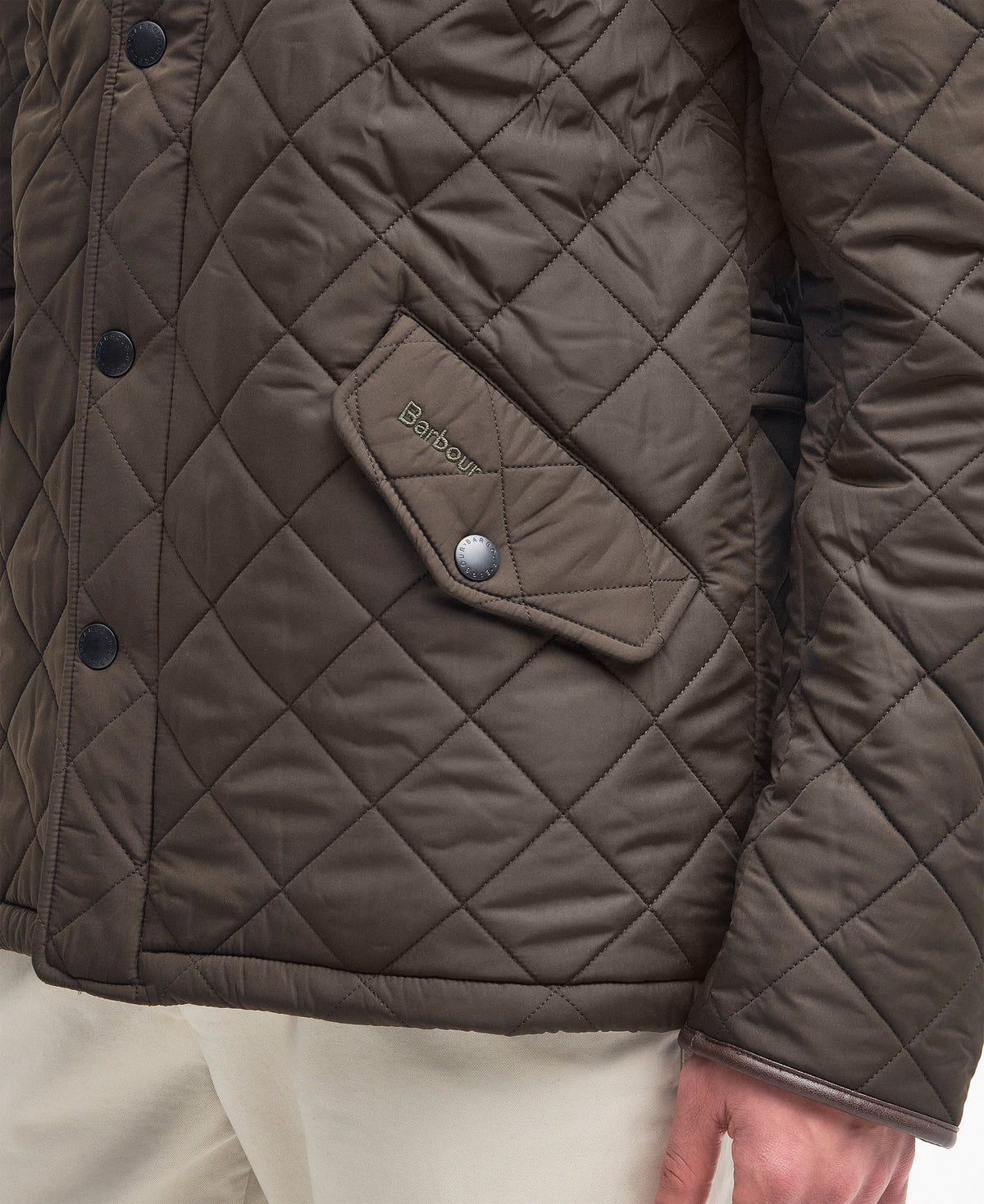 Barbour Powell Quilted Jacket - OLIVE
