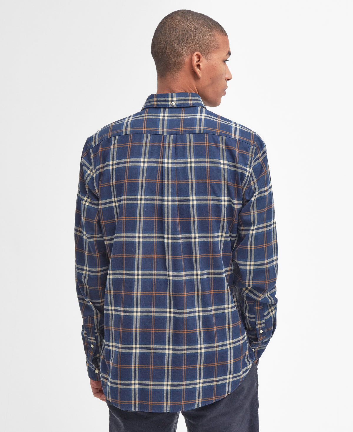 Barbour Crossfell Tailored Checked Shirt - Blue