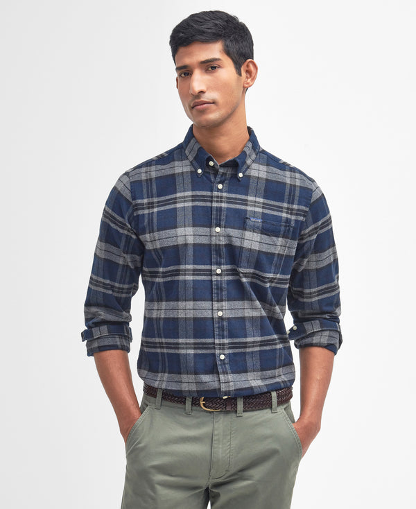 Barbour Betsom Tailored Checked Shirt - Grey