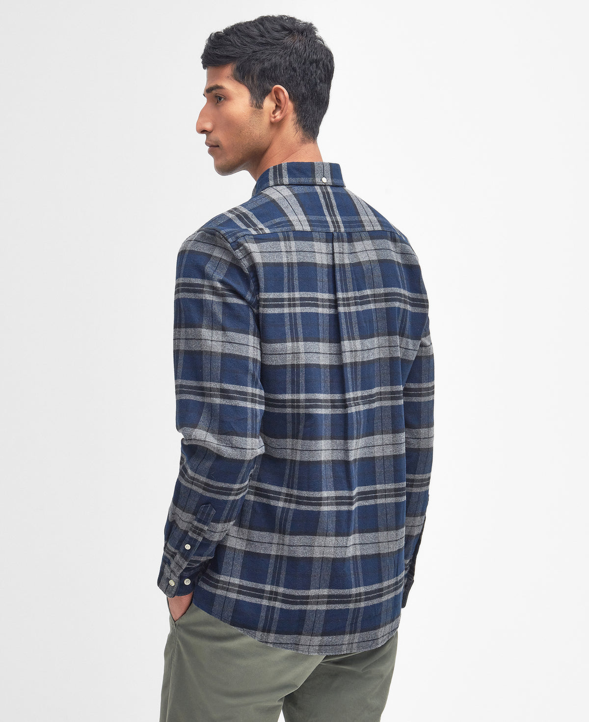 Barbour Betsom Tailored Checked Shirt - Grey
