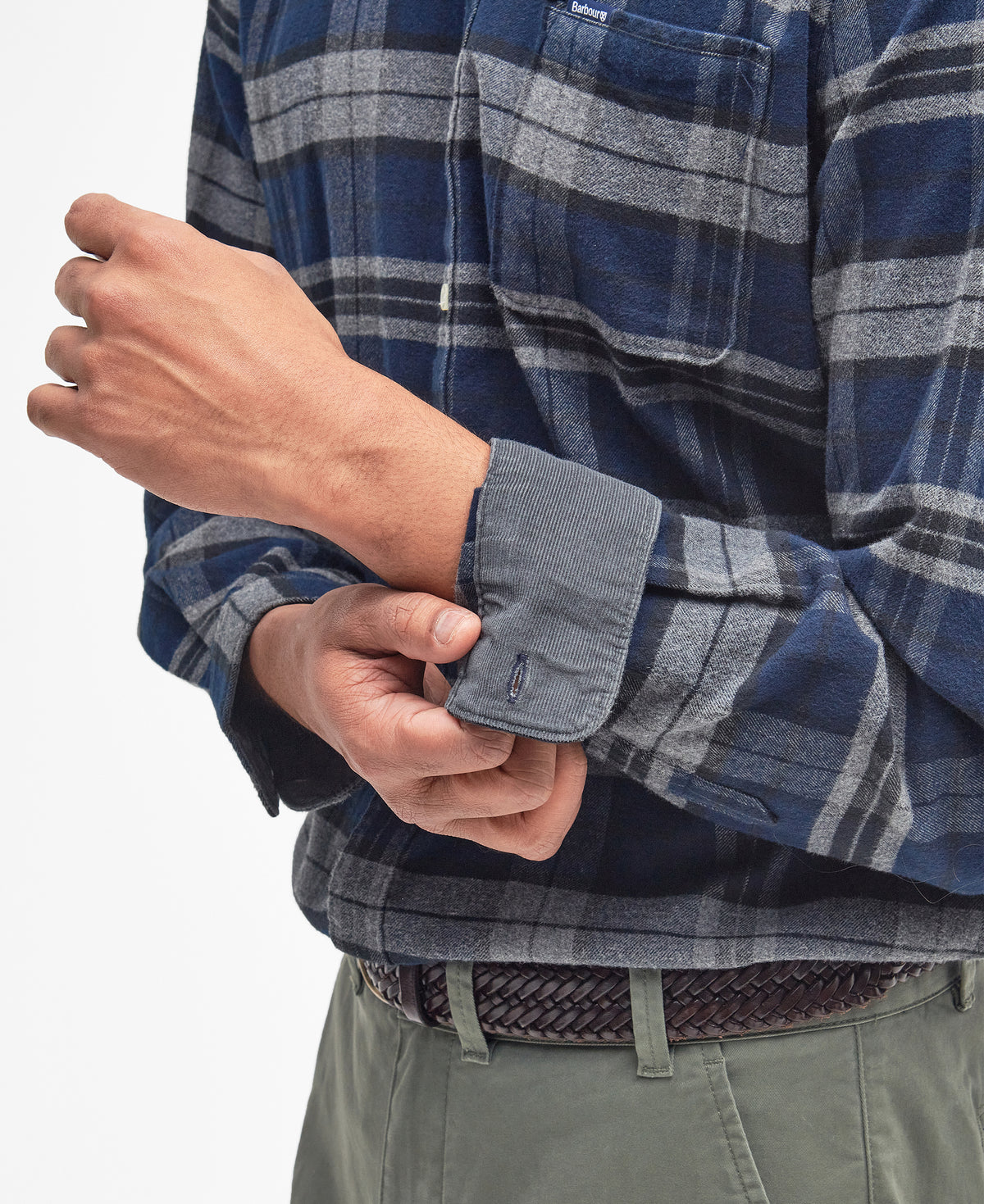 Barbour Betsom Tailored Checked Shirt - Grey