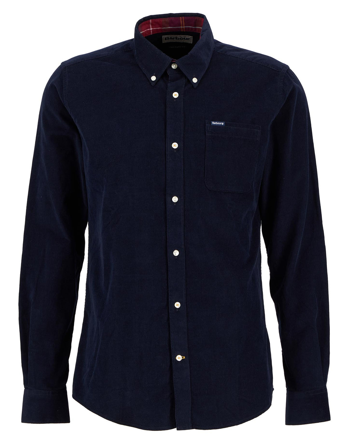 Barbour Ramsey Tailored Cord Shirt - Navy