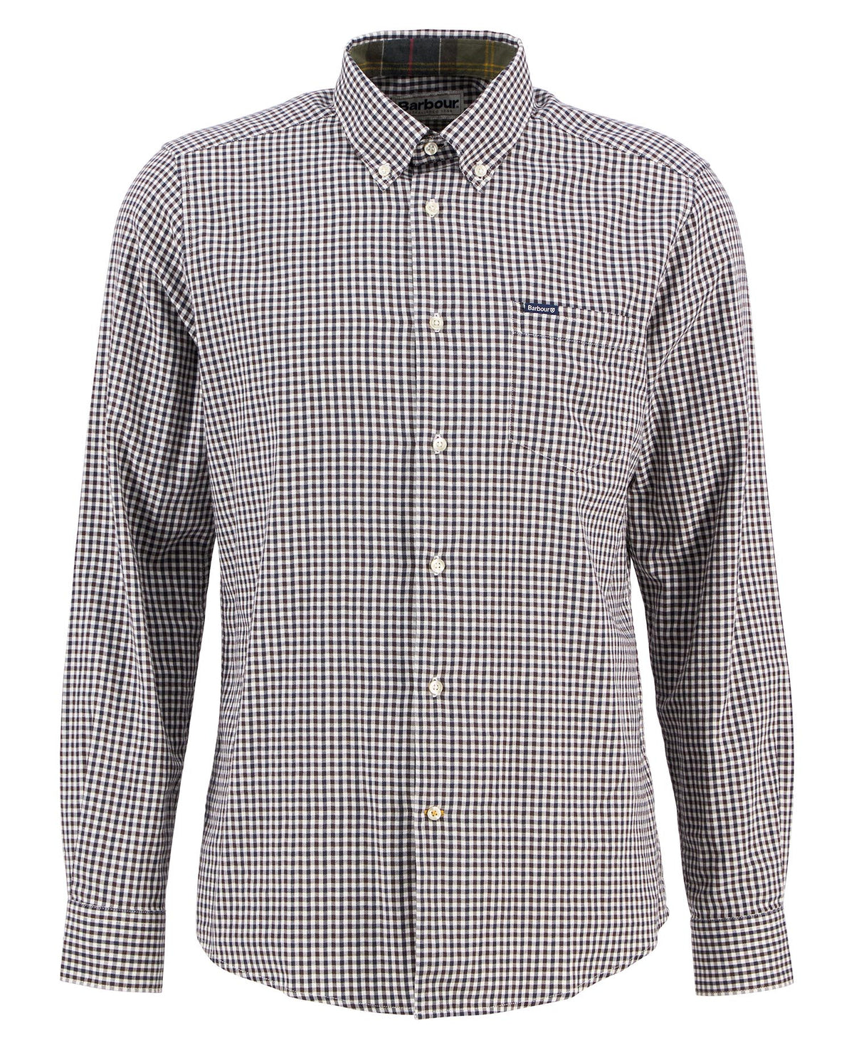 Barbour Padshaw Tailored Gingham Shirt - Brown
