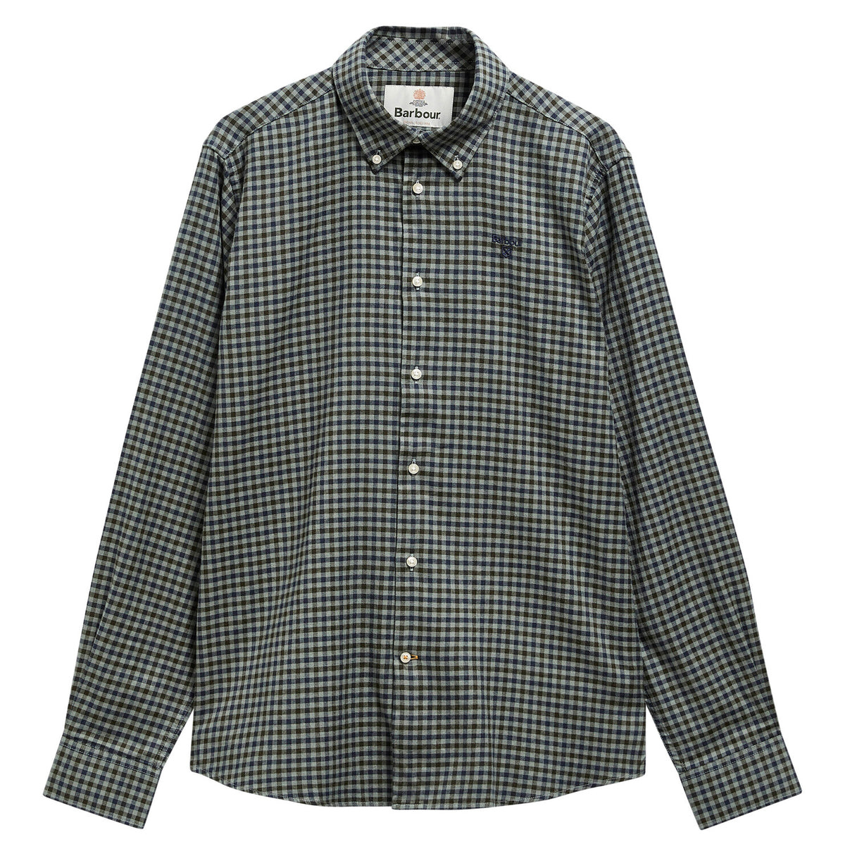 Barbour Finkle Tailored Long-Sleeved Shirt - Green