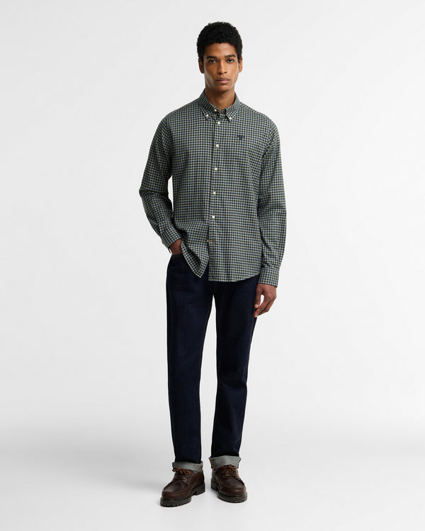 Barbour Finkle Tailored Long-Sleeved Shirt - Green