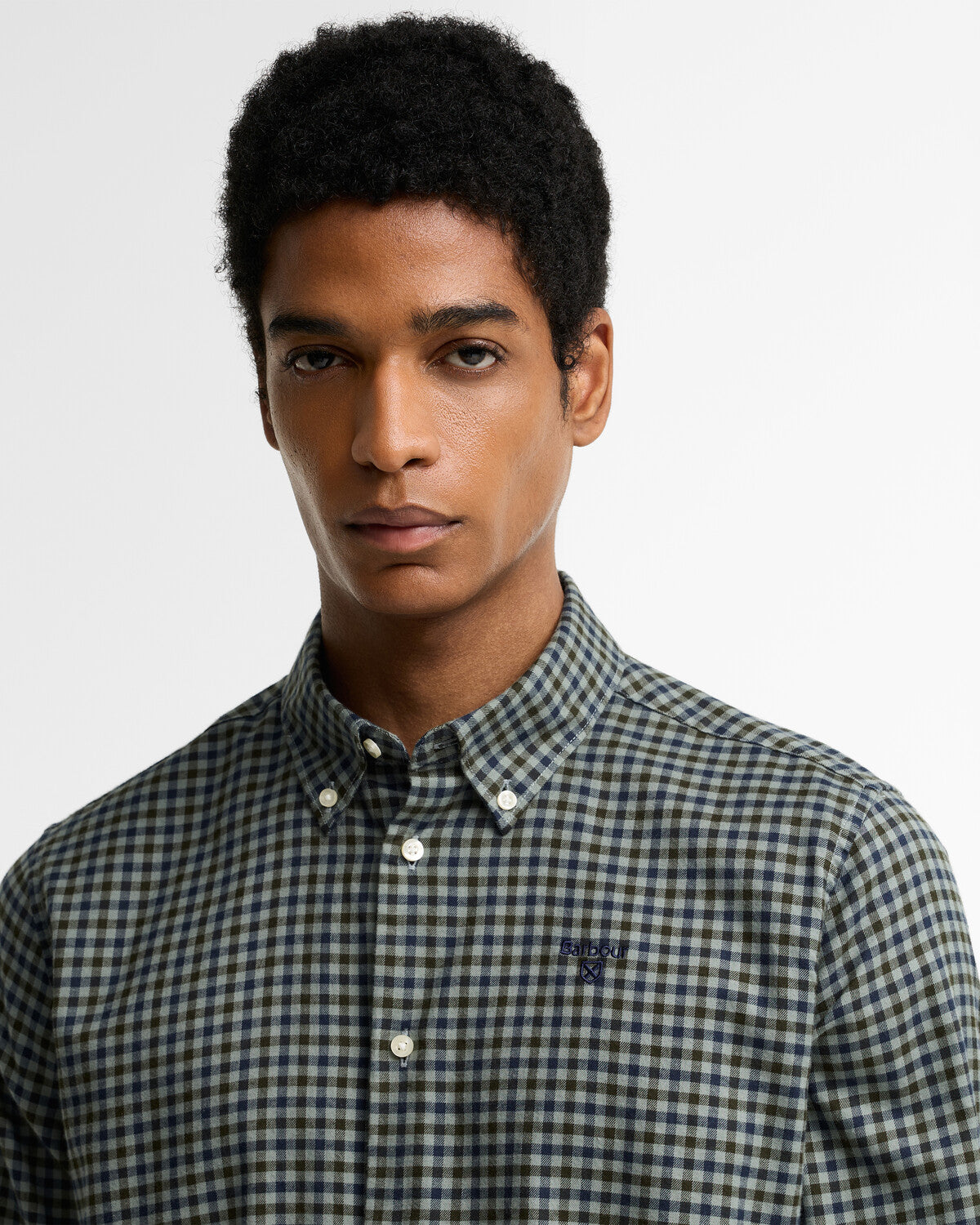 Barbour Finkle Tailored Long-Sleeved Shirt - Green