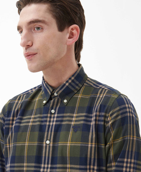 Barbour Edgar Tailored Shirt - Olive Green