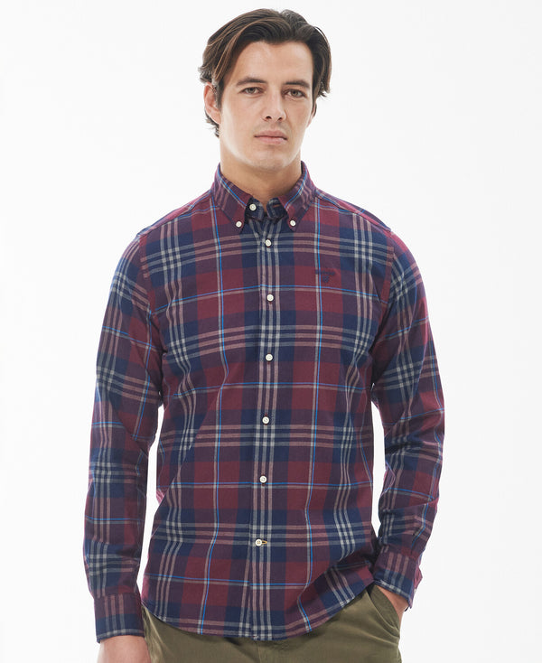 Barbour Edgar Tailored Shirt - Port Red
