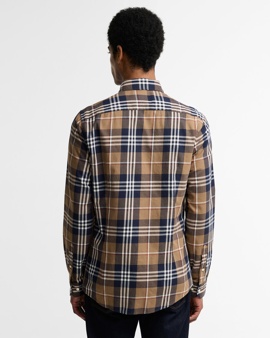 Barbour Edgar Tailored Long-Sleeved Shirt - Brown