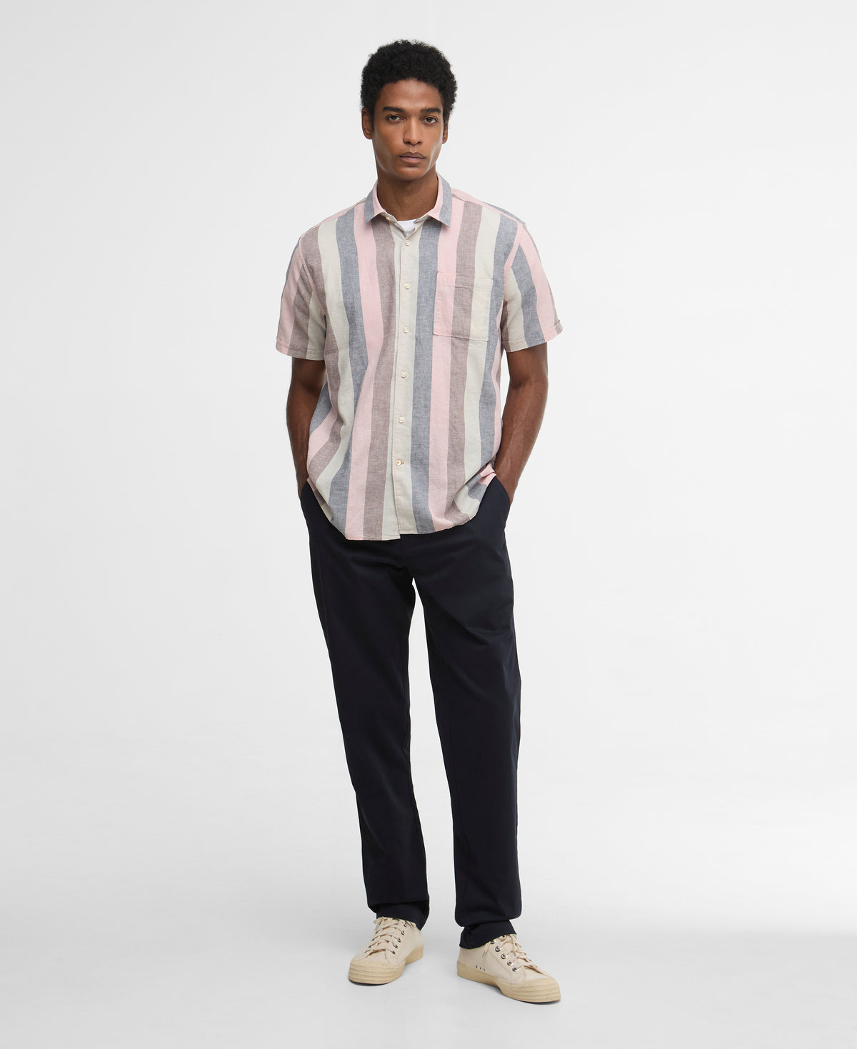 Barbour Portwell Summer Fit Shirt - Pink