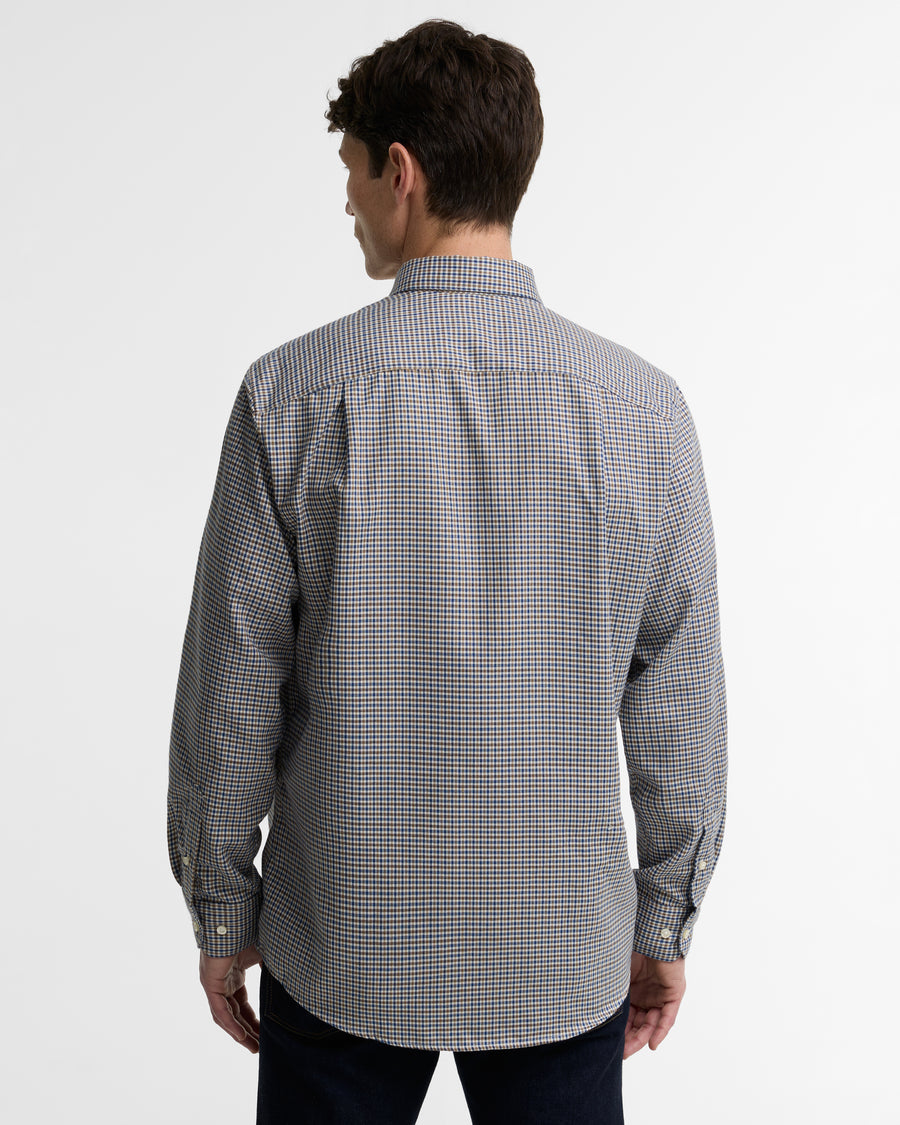 Barbour Barnard Check Shirt - Deep Blue