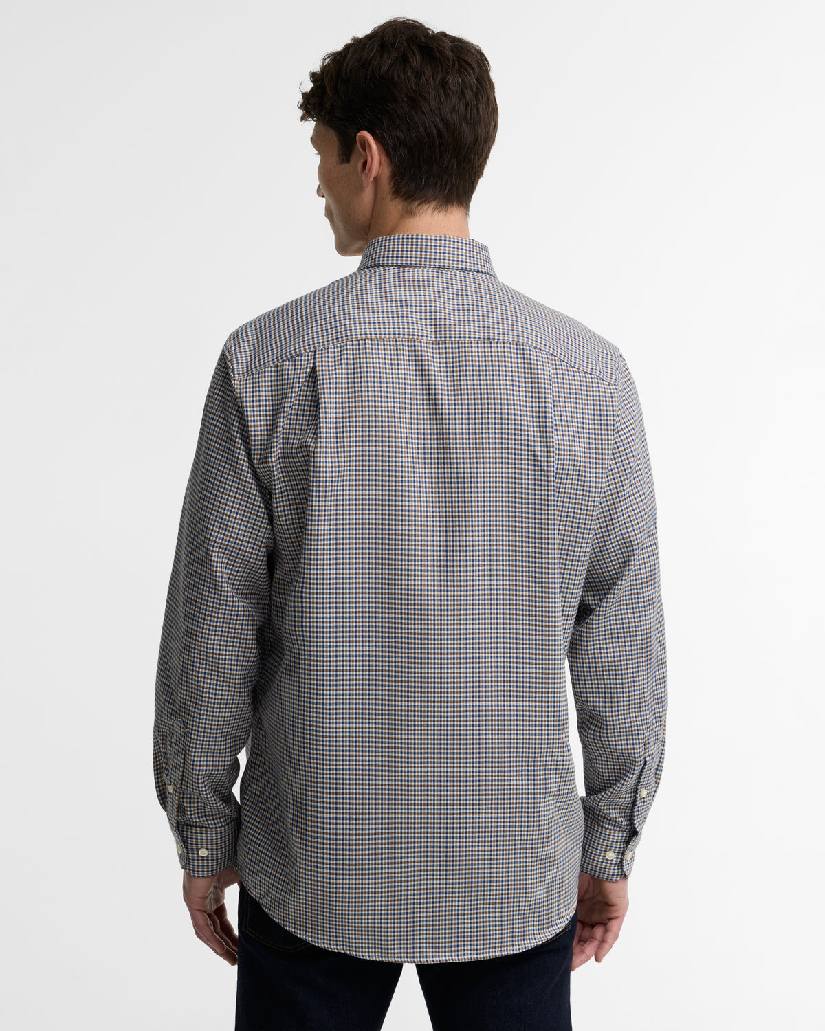 Barbour Barnard Check Shirt - Deep Blue