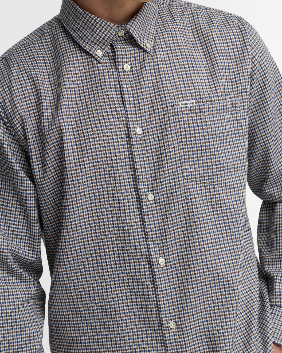 Barbour Barnard Check Shirt - Deep Blue
