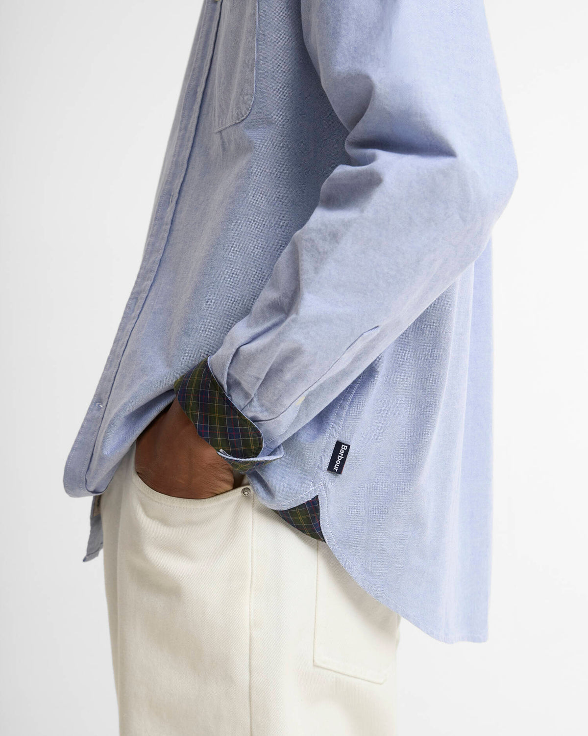 Barbour Oxford Authentic-Fit Long-Sleeved Shirt - Blue