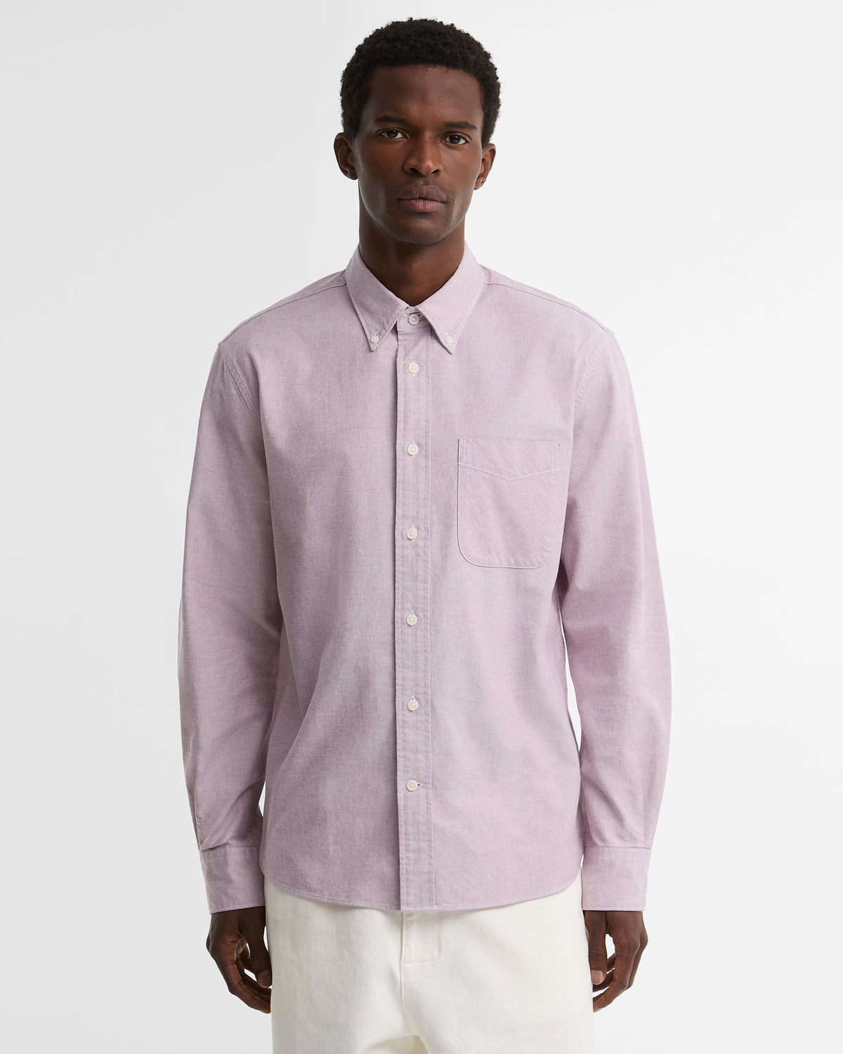 Barbour Oxford Authentic-Fit Long-Sleeved Shirt - Red