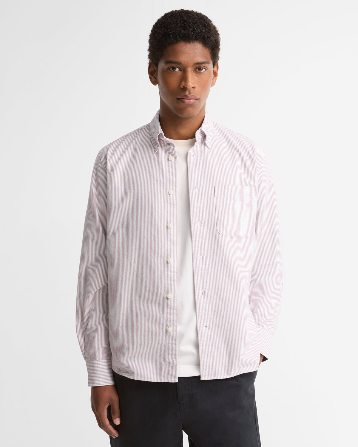 Barbour Striped Authentic-Fit Long-Sleeved Shirt - Red