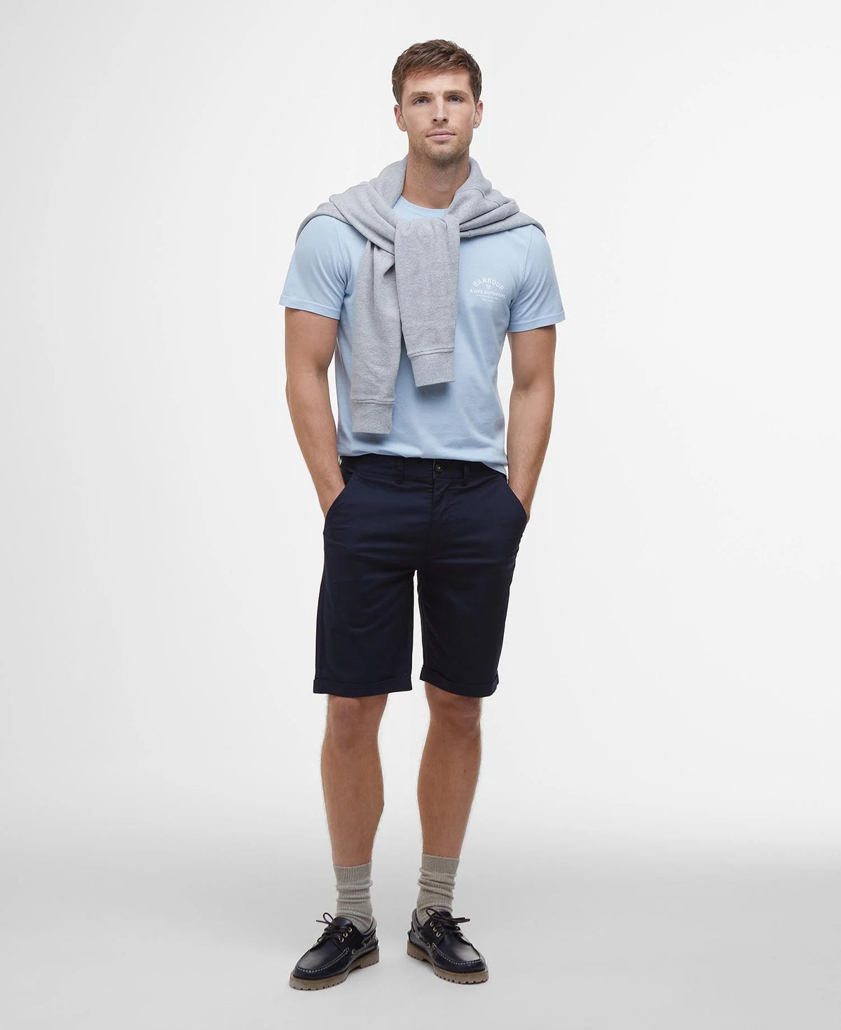 Barbour Smart Chino Shorts - Navy