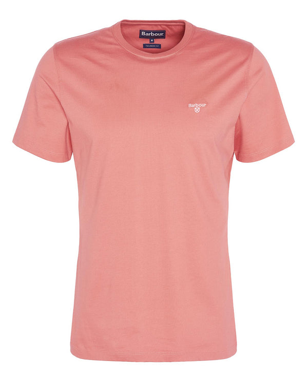 Barbour Essential Sports Tee - Pink Clay