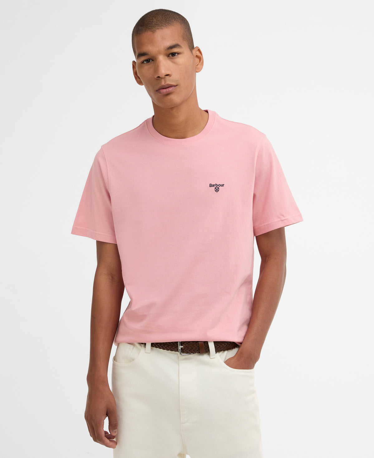 Barbour Essential Sports T-shirt - Mineral Pink