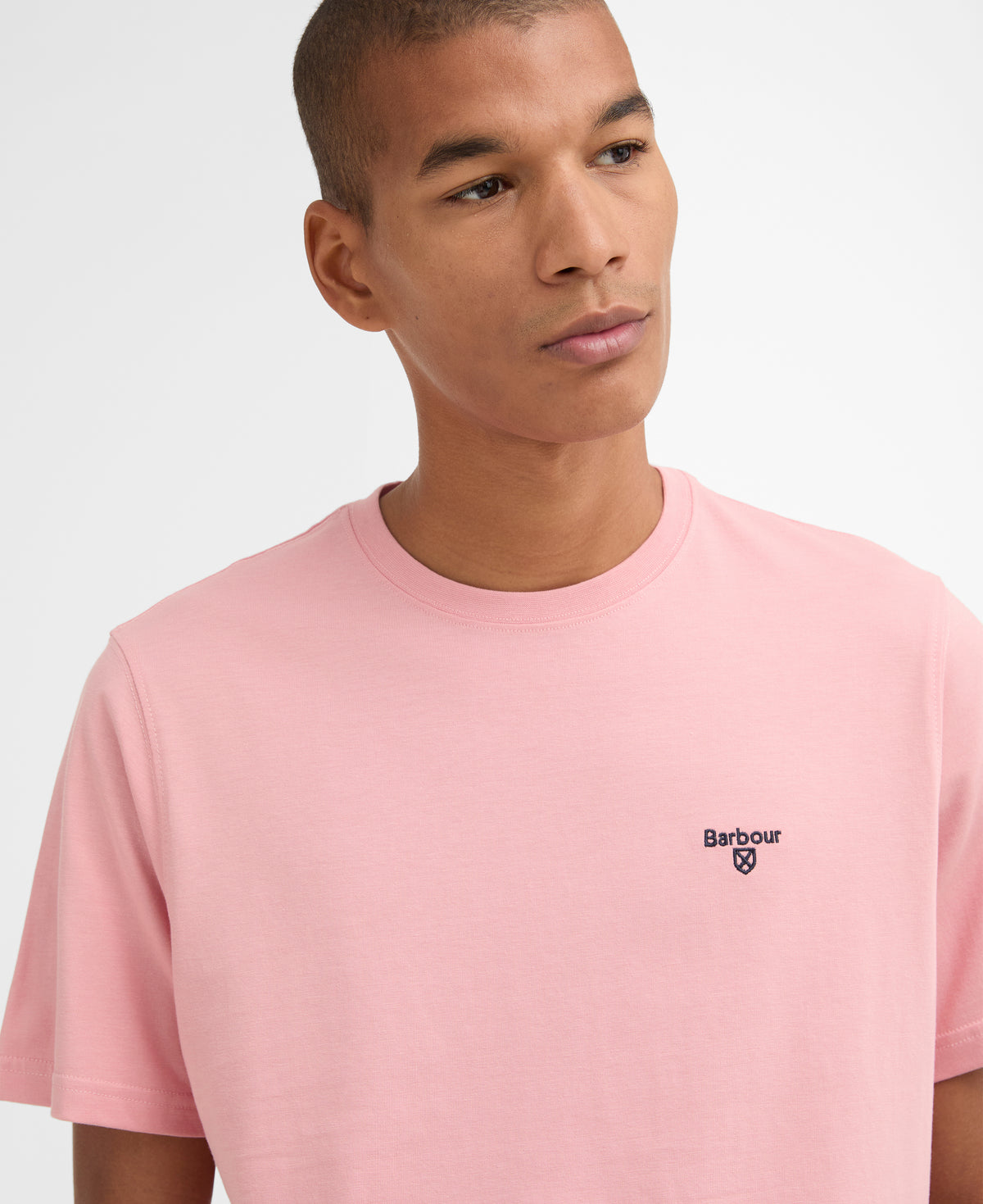 Barbour Essential Sports T-shirt - Mineral Pink