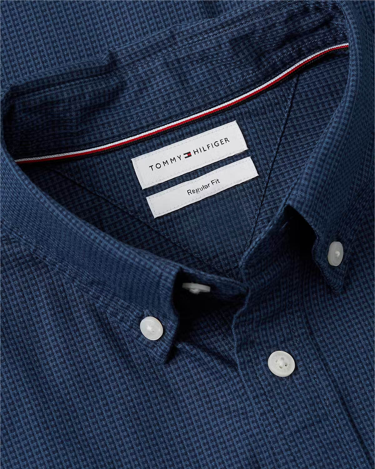 Tommy Hilfiger Dobby Structure RF Shirt - Navy