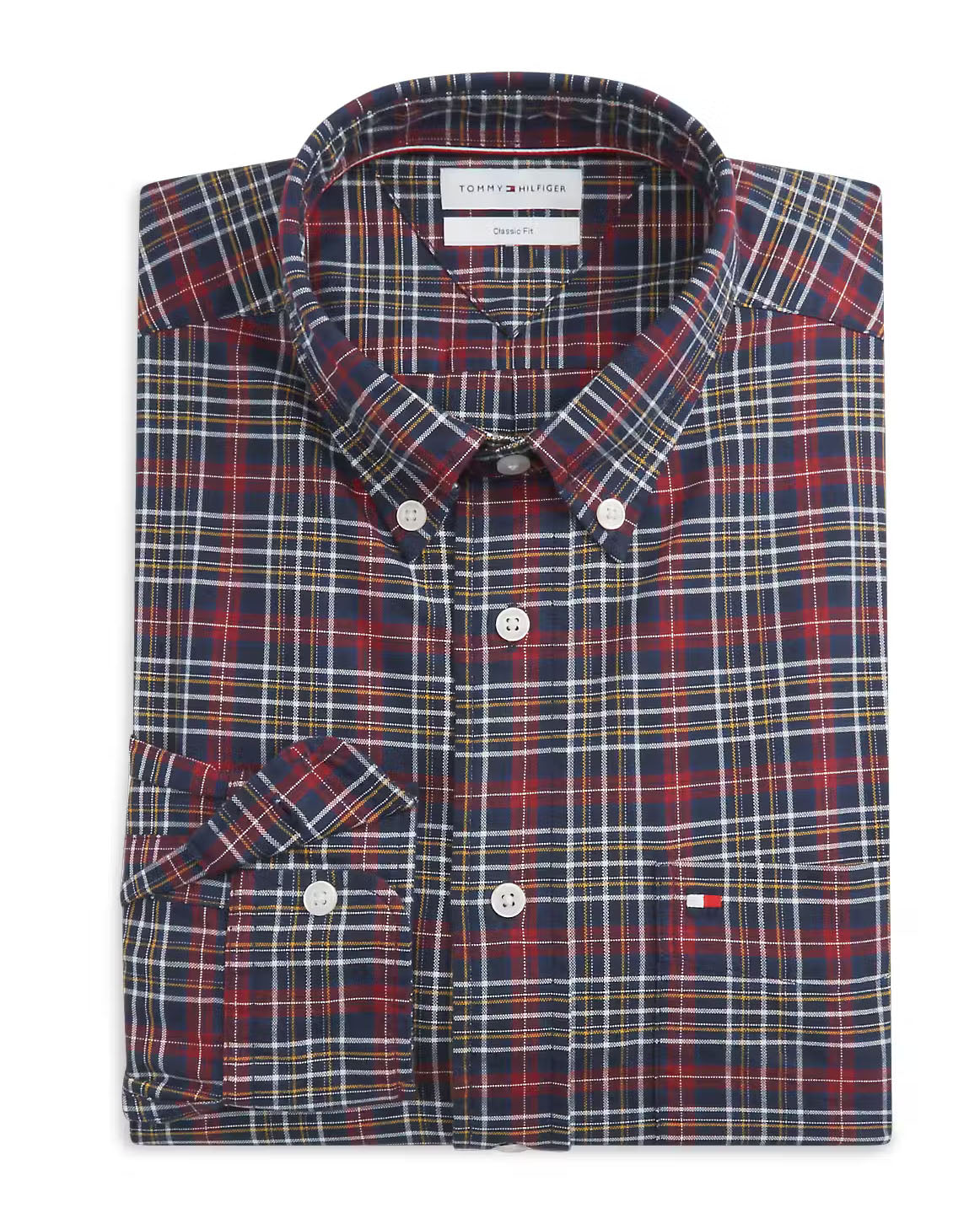 Tommy Hilfiger Oxford Tartan Check CF Shirt - Navy