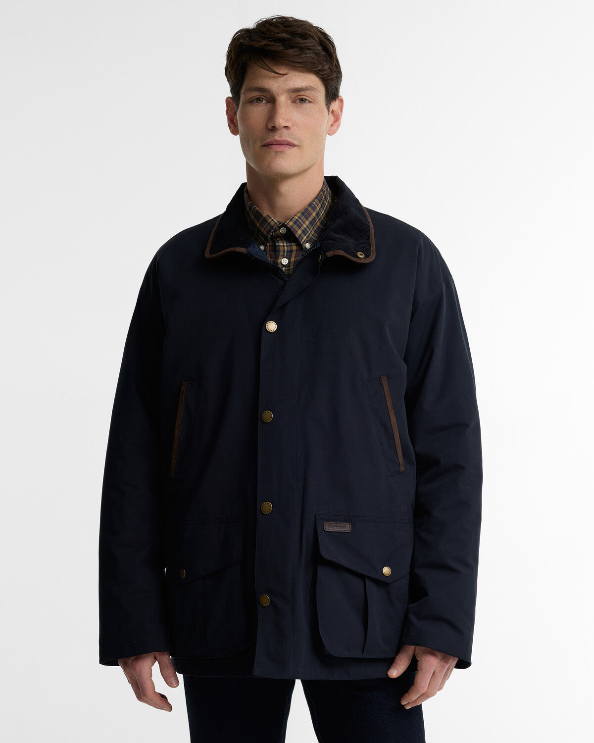 Barbour Bromfield Waterproof Jacket - Navy