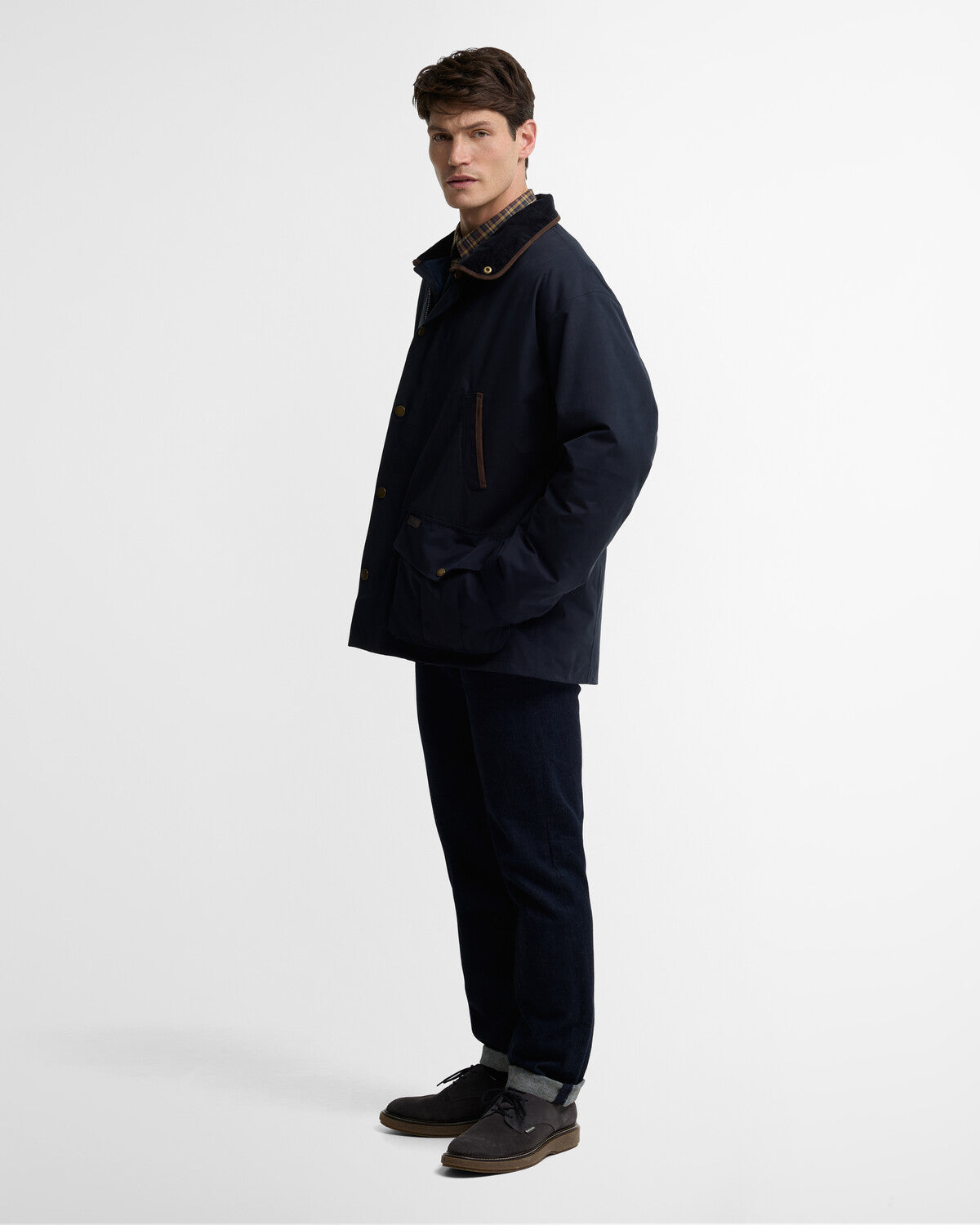 Barbour Bromfield Waterproof Jacket - Navy