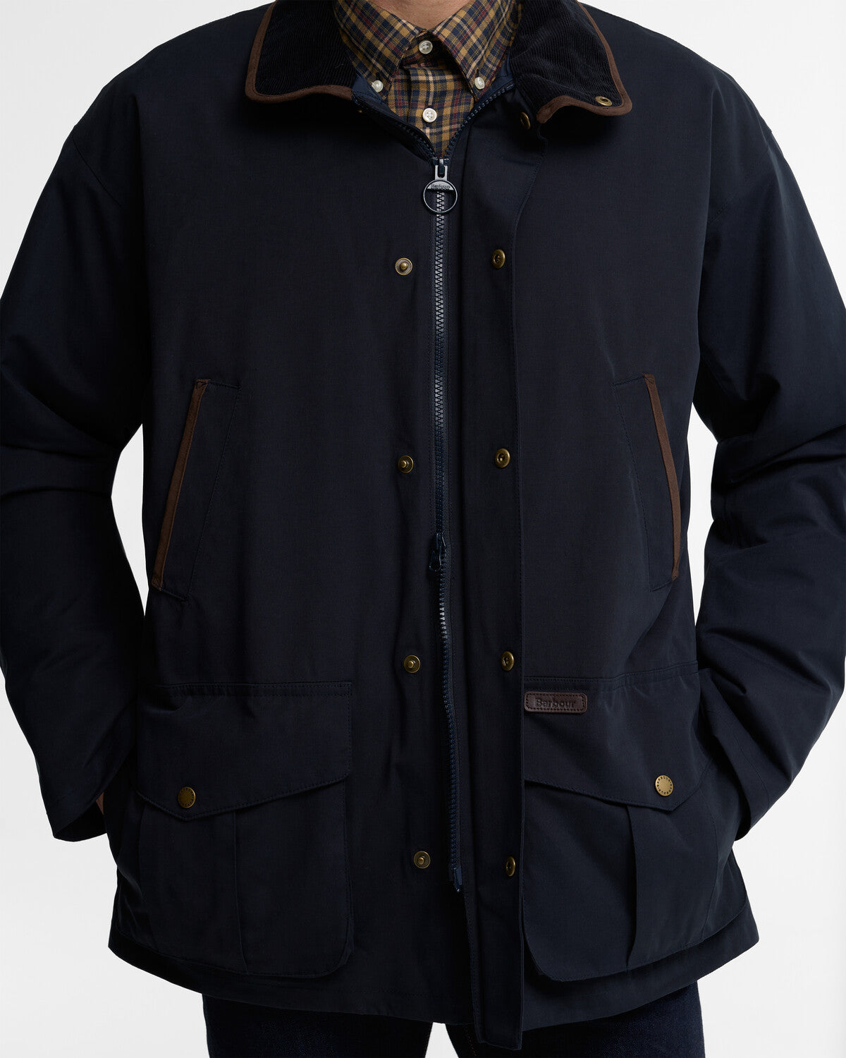 Barbour Bromfield Waterproof Jacket - Navy