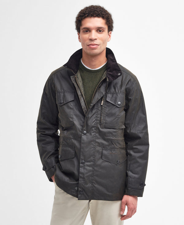Barbour Sapper Wax Jacket - OLIVE
