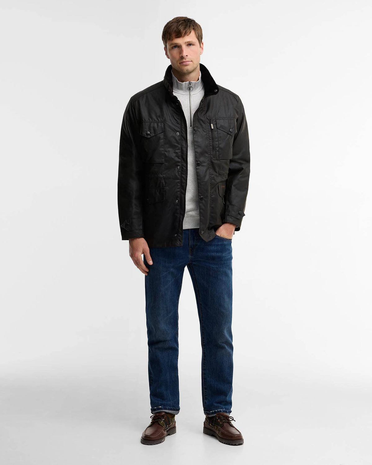 Barbour Sapper Wax Jacket - Olive