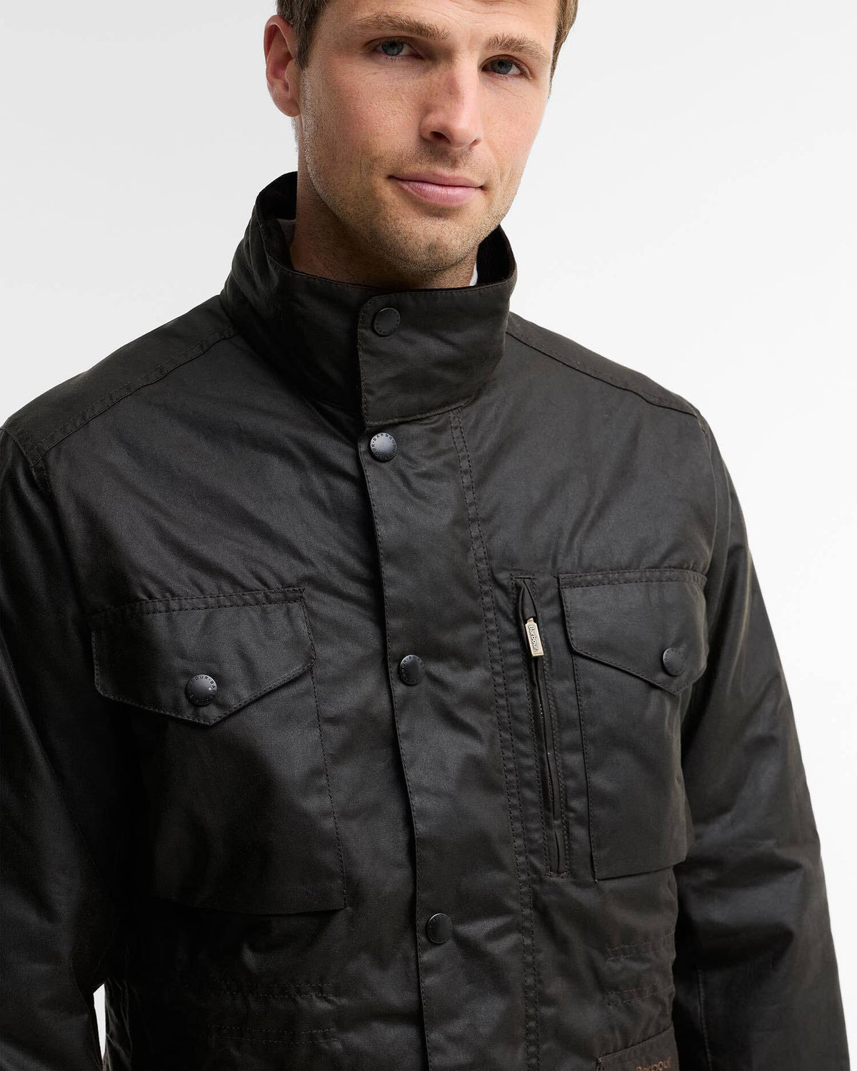 Barbour Sapper Wax Jacket - Olive