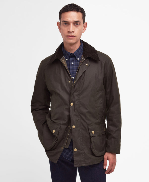 Barbour Ashby Wax Jacket - OLIVE