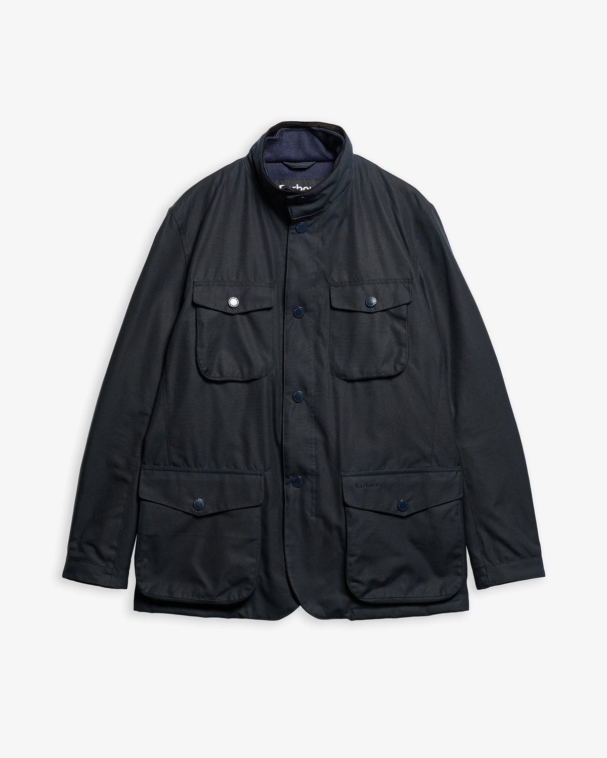 Barbour Ogston Wax Jacket - Navy