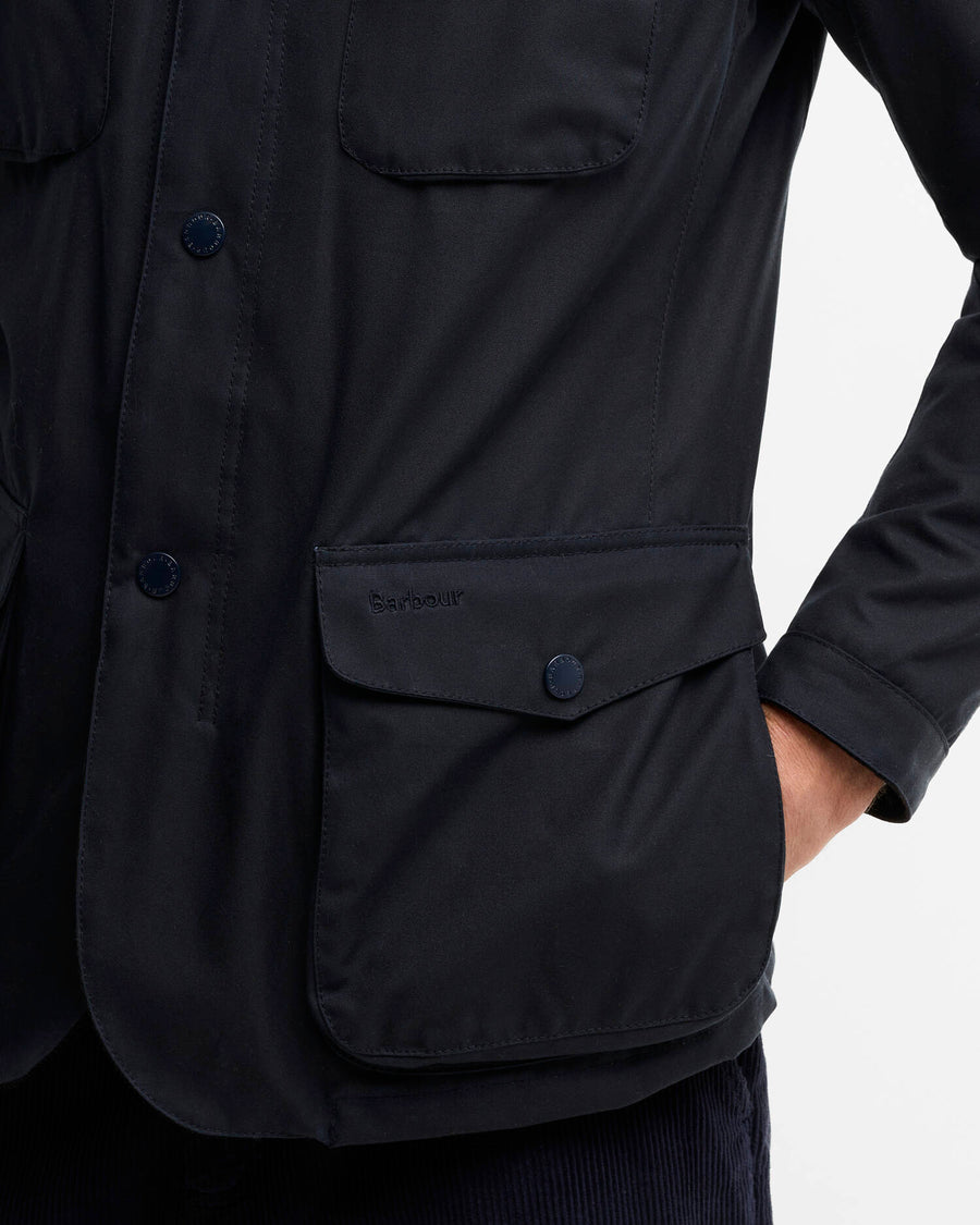 Barbour Ogston Wax Jacket - Navy