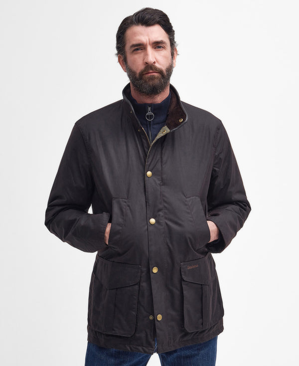 Barbour Hereford Waxed Jacket - Brown