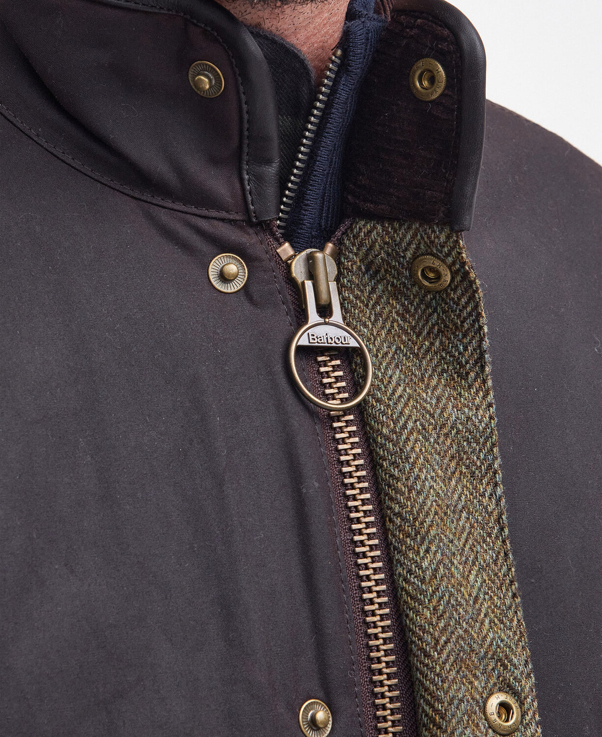 Barbour Hereford Waxed Jacket - Brown