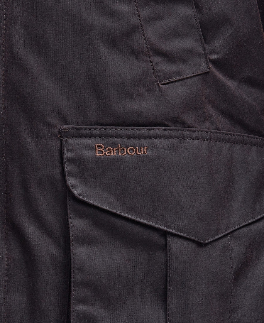 Barbour Hereford Waxed Jacket - Brown
