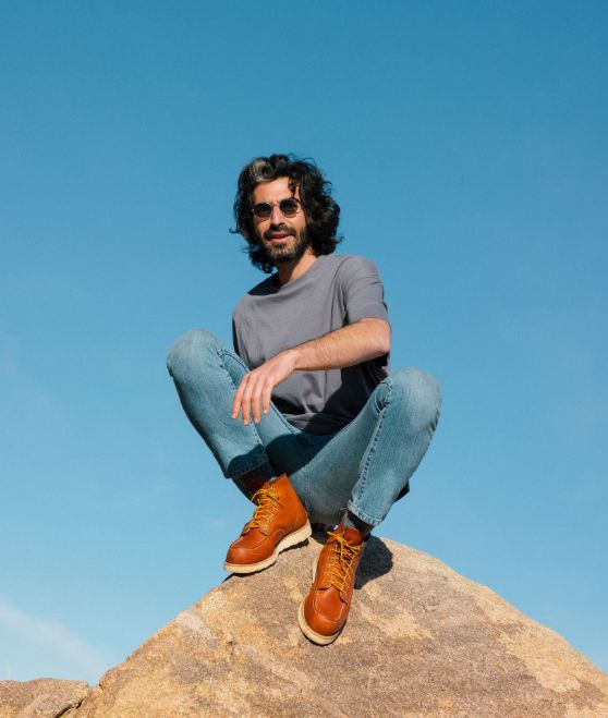 Red Wing Classic Moc Toe Men&#39;s 6-Inch Boot- 8138 - Brown